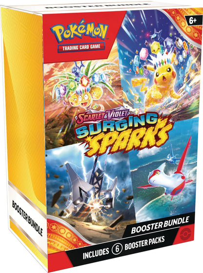 Pokemon TCG: Scarlet & Violet - Surging Sparks Booster Bundle (6 Booster Packs)