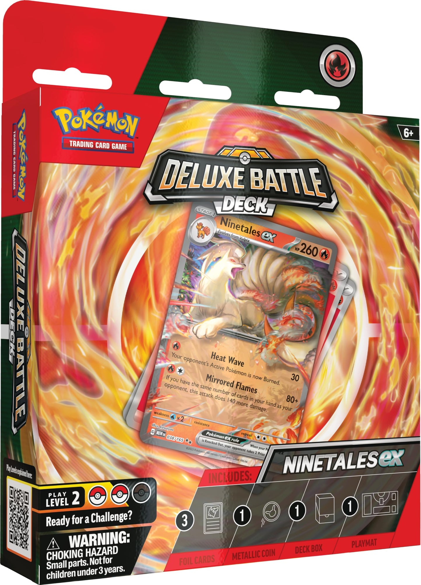 Pokemon TCG: Ninetales ex Deluxe Battle Deck (Ready-to-play 60-card deck & Accessories)