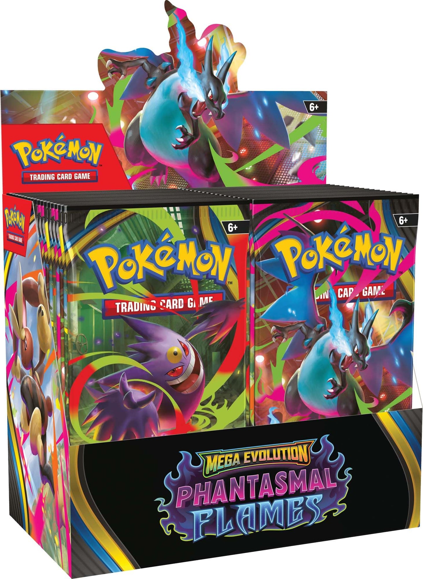 Pokemon TCG Mega Evolutions 2 Phantasmal Flames Booster Display
