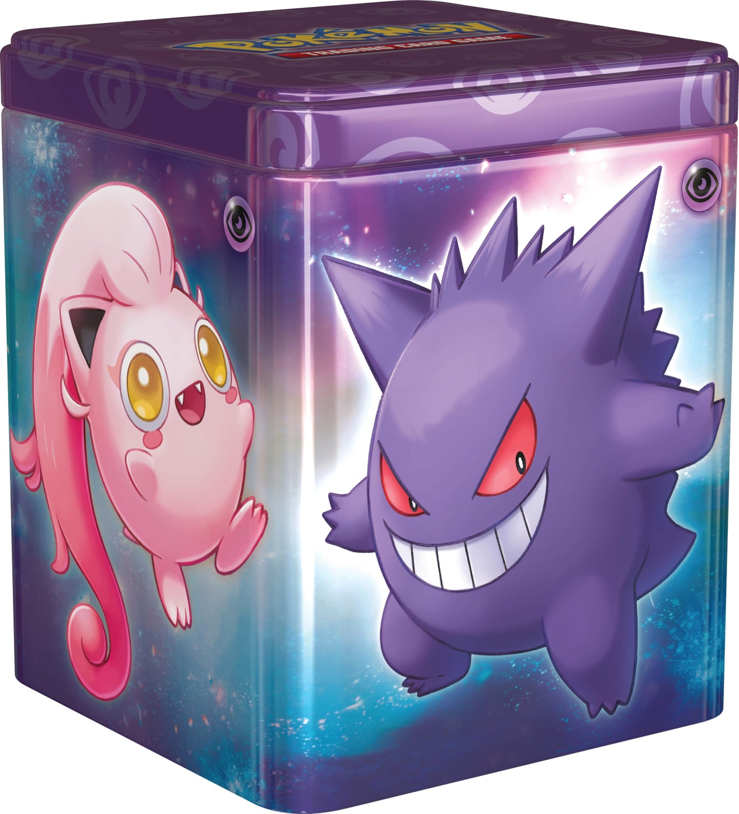 TCG: Psychic Stacking Tin (3 Booster Packs & 2 Sticker Sheets)