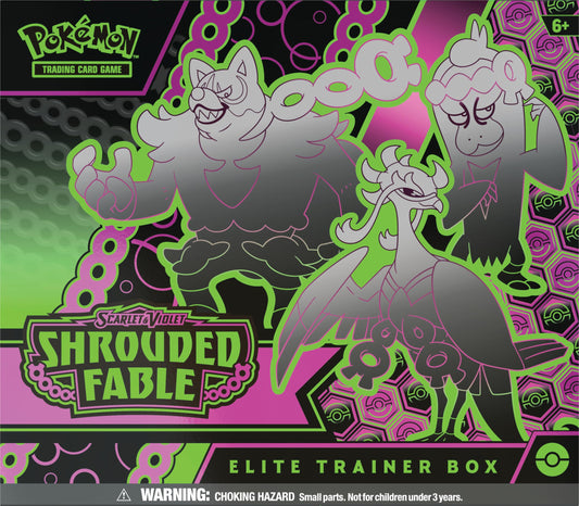 Pokemon TCG: Scarlet & Violet - Shrouded Fable Elite Trainer Box (1 Full Art Promo Card, 9 Boosters & Premium Accessories)