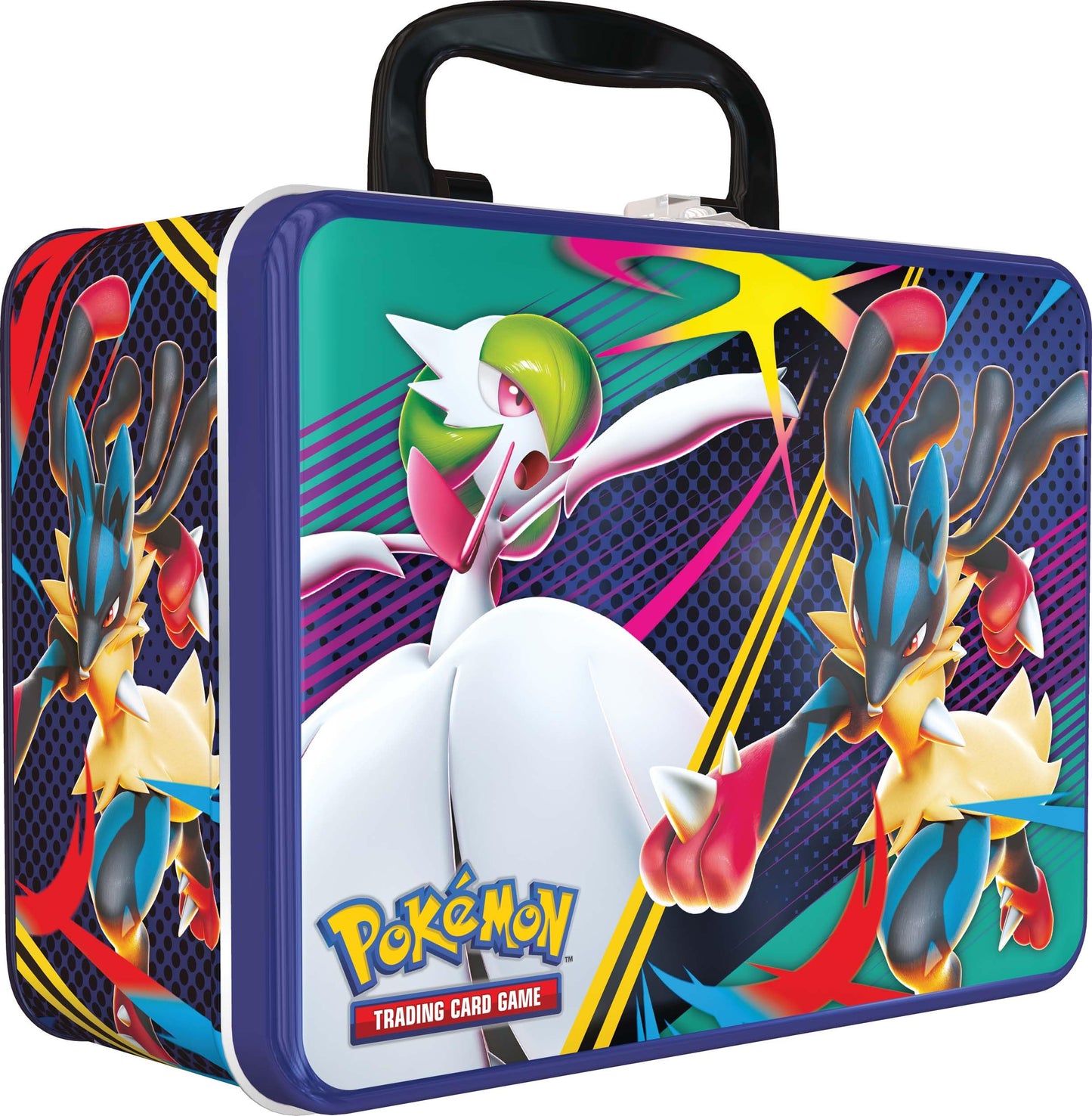 Pokémon TCG: Collector Chest – Mega Gardevoir & Mega Lucario (3 Foil Cards, 6 Booster Packs & More)