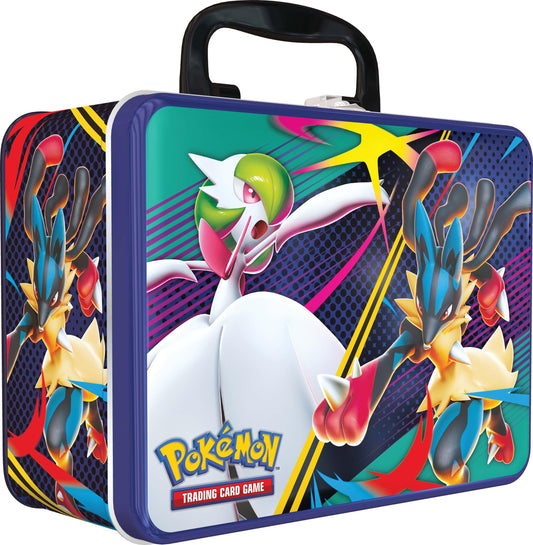 Pokémon TCG: Collector Chest – Mega Gardevoir & Mega Lucario (3 Foil Cards, 6 Booster Packs & More)