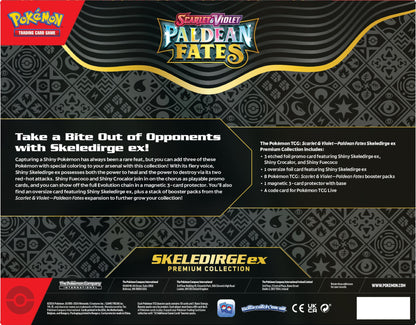 POKEMON TCG: Scarlet and Violet: PALDEAN Fates: POKEMON EX Premium Collection - Shiny Fuecoco