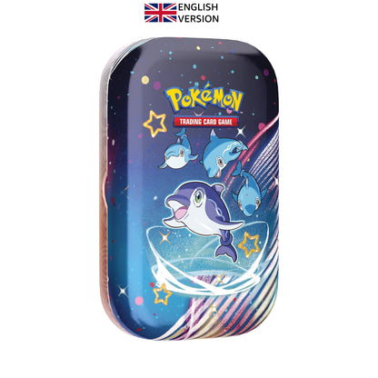 Pokémon TCG: Scarlet & Violet—Paldean Fates Mini Tin – Finizen (2 Booster Packs, 1 Sticker & 1 Art Card)