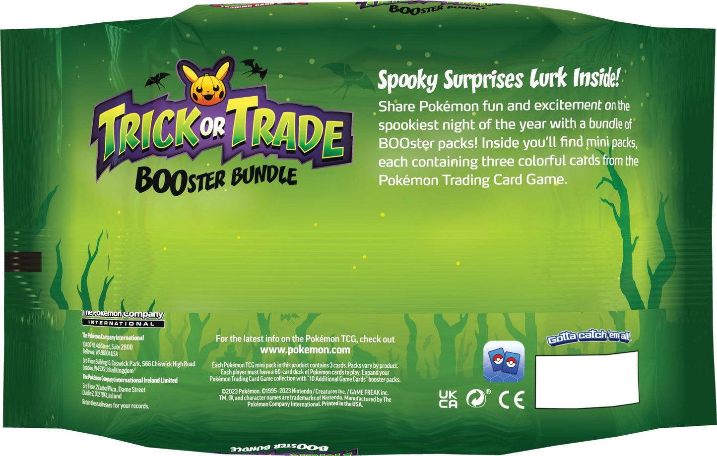 Pokemon TCG BOOster Bundle Trick or Trade Trading Card Game Kids Collectible 6y+