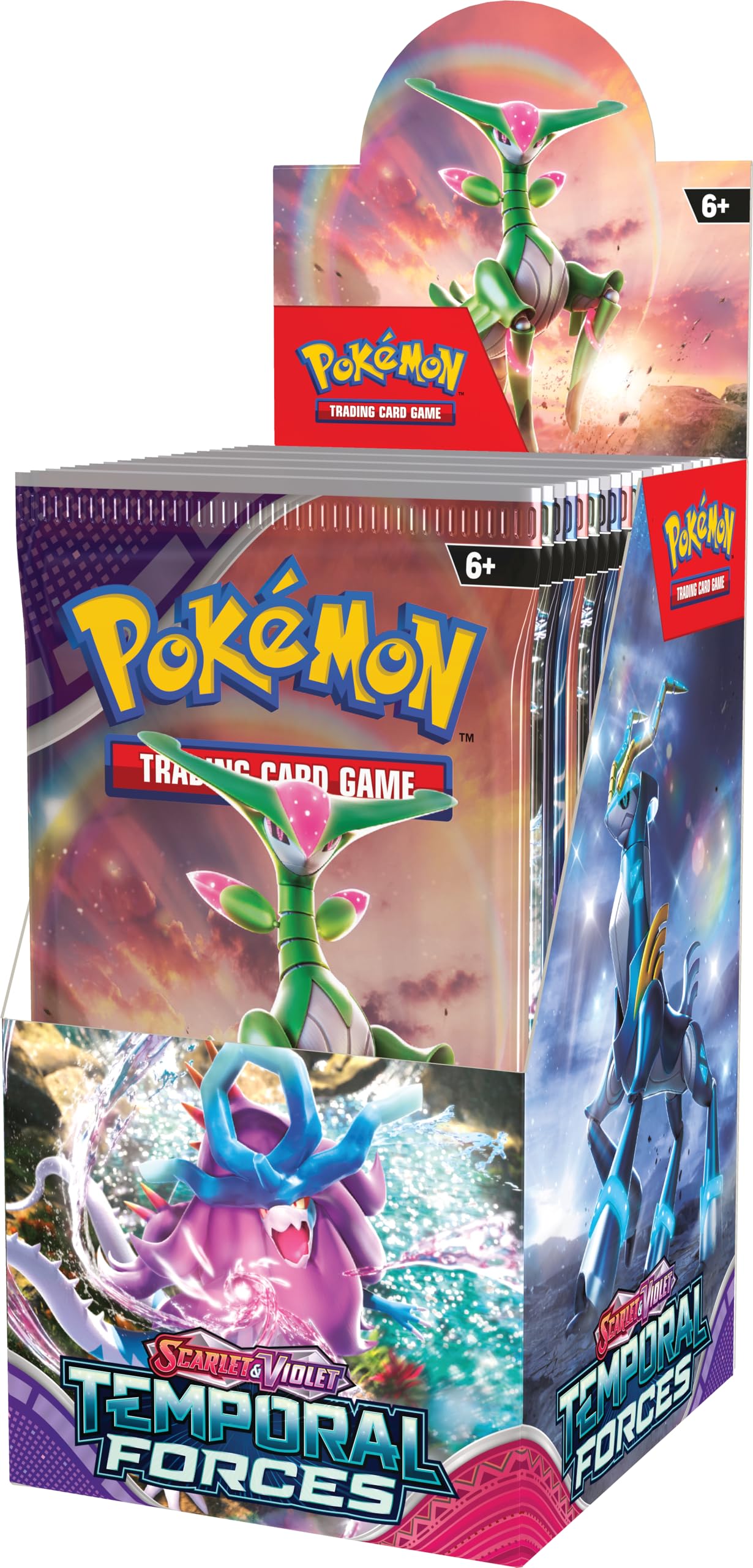 TCG: Scarlet & Violet - Temporal Forces Booster Display Box (18 Booster Packs)