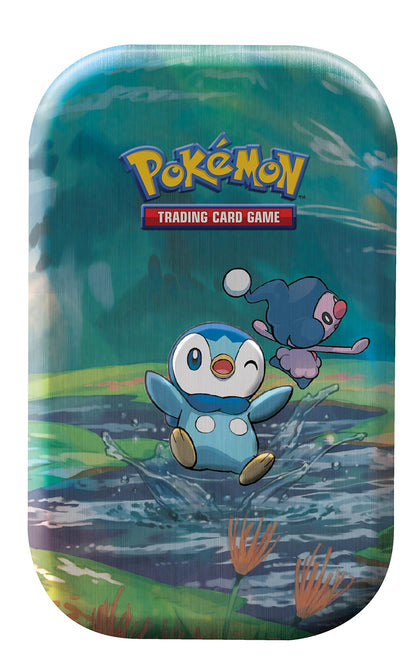 TCG: Sinnoh Stars Mini Tin - Piplup, Mr Mime (2 Booster Packs & 1 Pokemon Art Card)