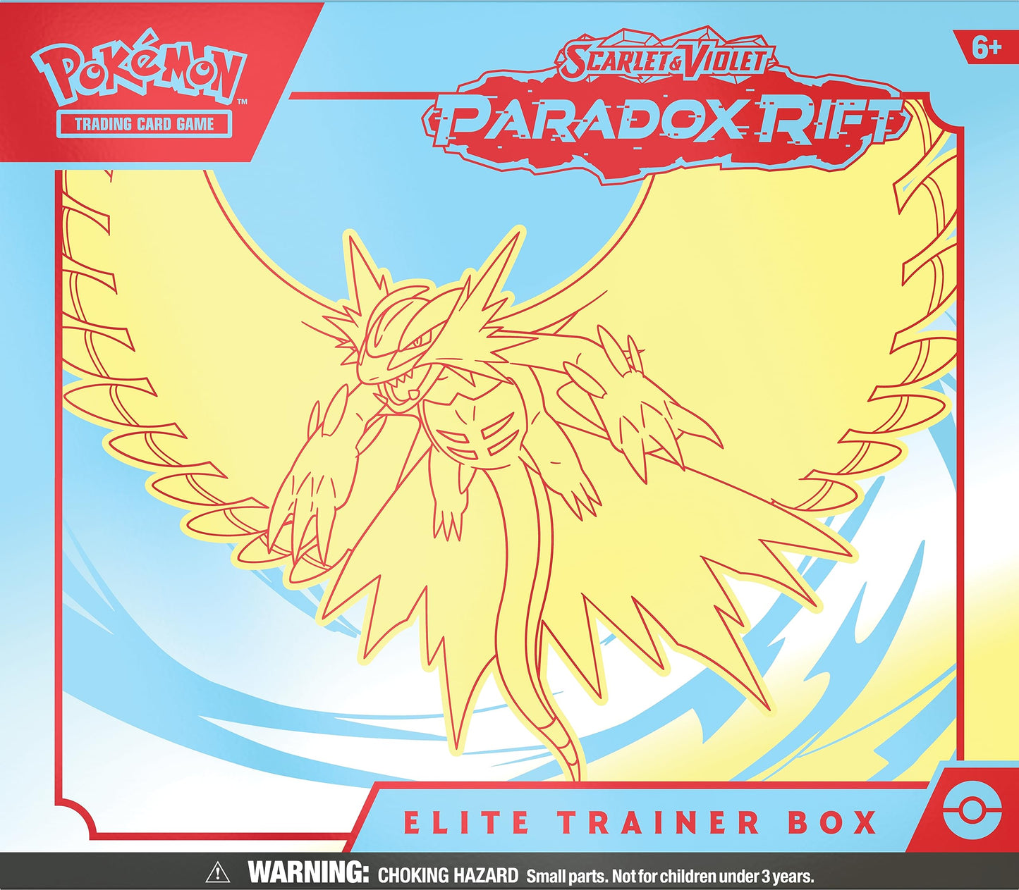 TCG: Scarlet & Violet - Paradox Rift Elite Trainer Box - Roaring Moon (9 Booster Packs, 1 Full-Art Foil Card & Premium Accessories), Paradox Rift - Roaring Moon