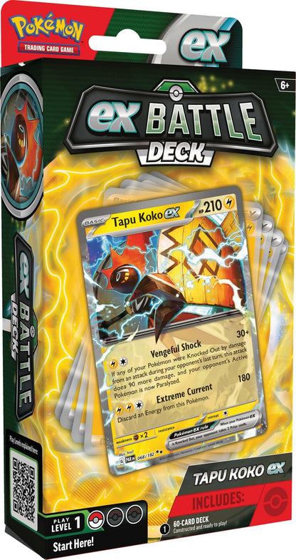 TCG Tapu Koko ex/Iron Leaves ex Battle Deck