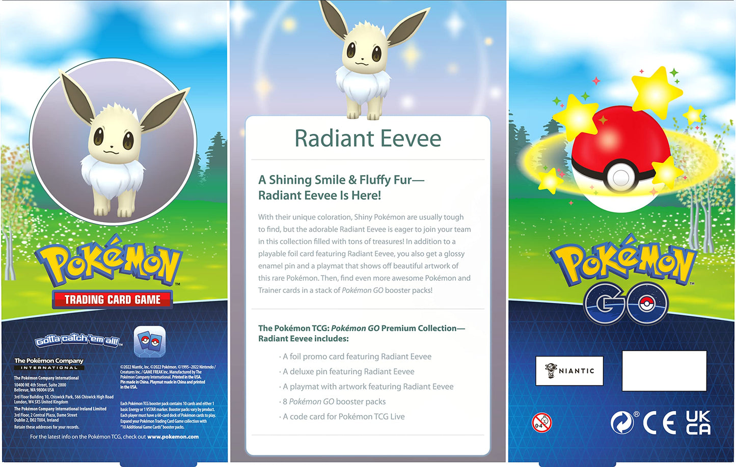 Pokémon TCG: Pokémon GO Premium Collection—Radiant Eevee, Multi