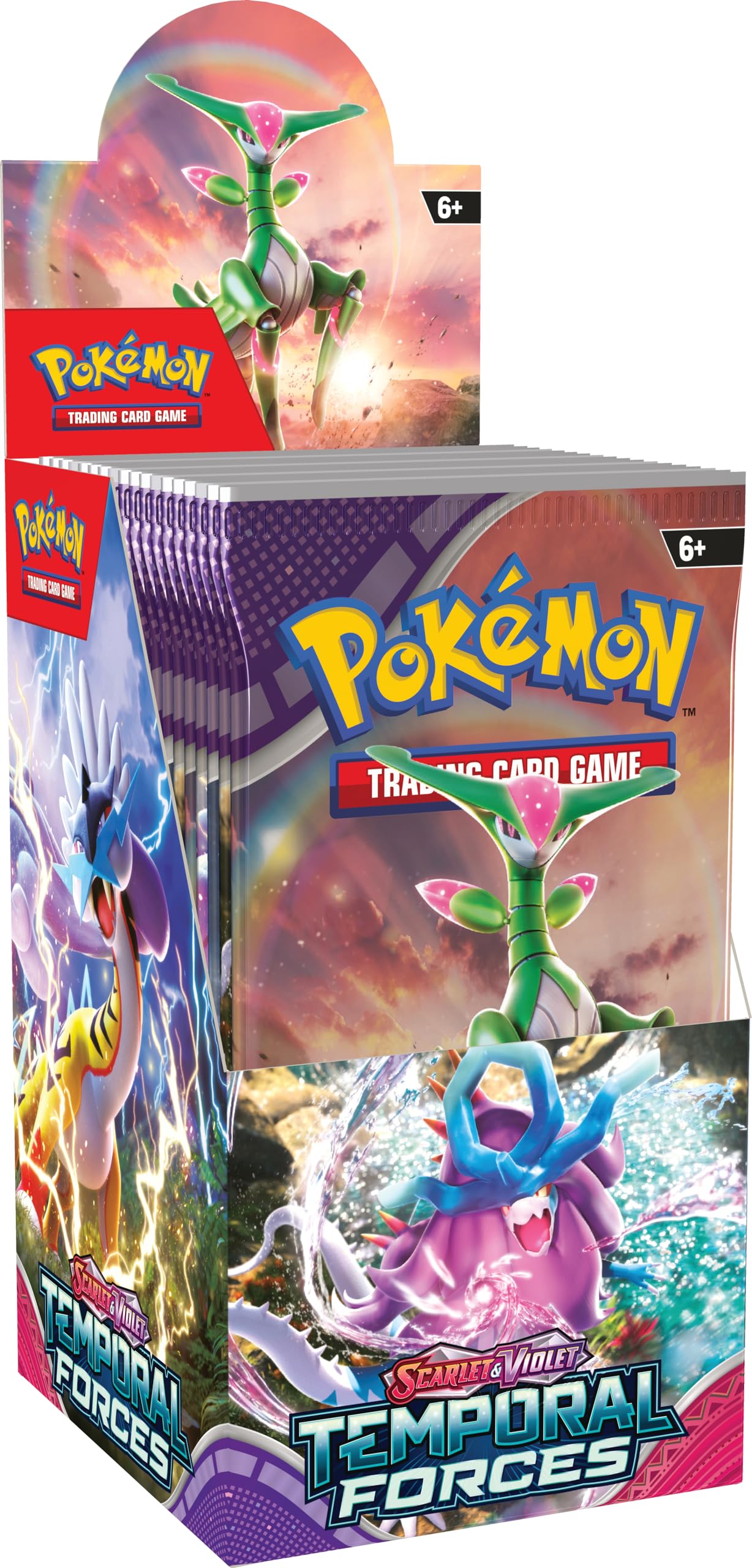 Pokemon TCG: Scarlet & Violet -  Temporal Forces Booster Display Box (18 Booster Packs)