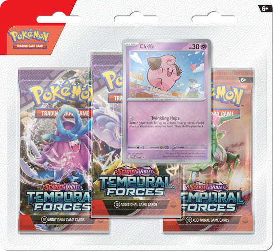 TCG: Scarlet and Violet Temporal Forces Cyclizar Pack of 3 Blisters - EN