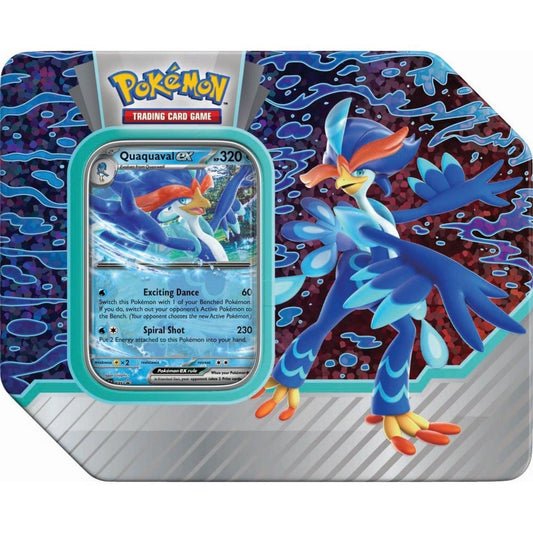 Pokemon TCG: Paldea Partners Quaquaval EX Tin