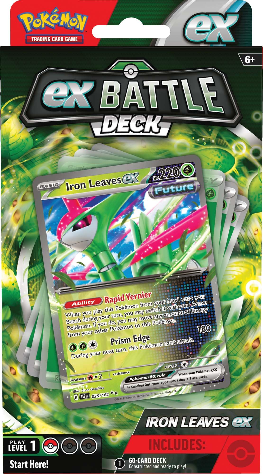 Pokémon TCG: ex Battle Deck (Tapu Koko ex OR Iron Leaves ex)