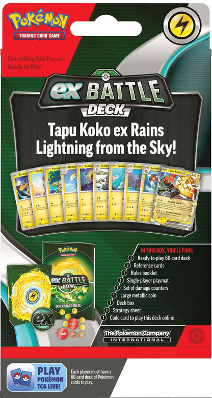 Pokémon TCG: ex Battle Deck (Tapu Koko ex OR Iron Leaves ex)