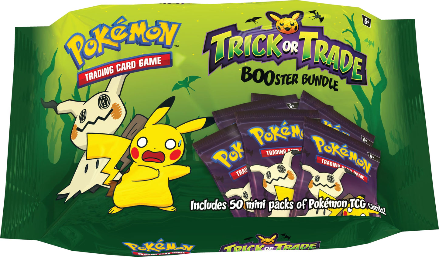 Pokemon TCG BOOster Bundle Trick or Trade Trading Card Game Kids Collectible 6y+