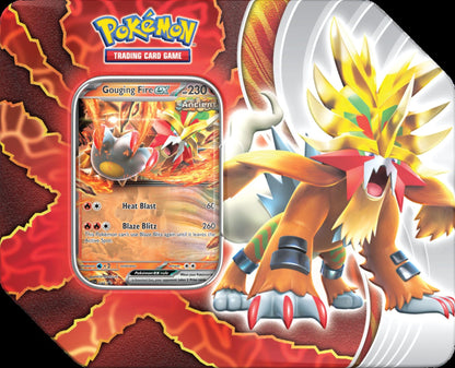 Pokemon TCG: Paradox Destinies Tin - Gouging Fire EX