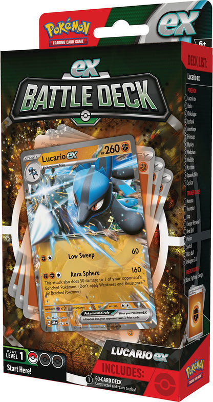 Pokemon TCG: Lucario ex Battle Deck (Ready-to-Play 60-Card Deck)