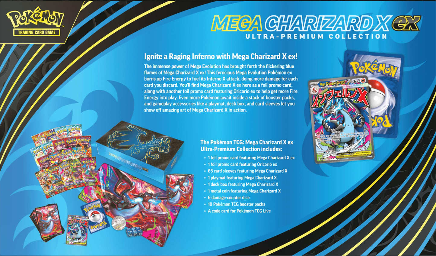 Pokemon TCG: Mega Charizard X ex Ultra Premium Collection