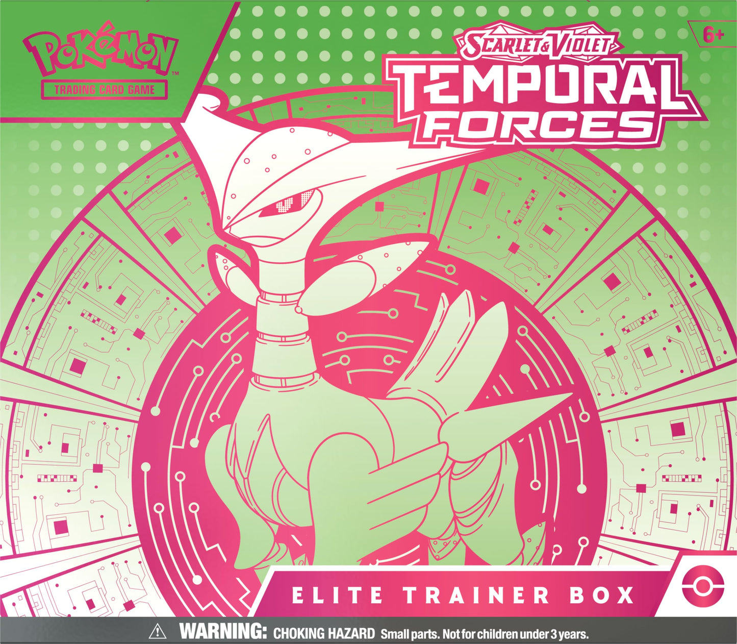 Pokemon TCG: Scarlet and Violet: Temporal Forces: Elite Trainer Box: Walking Wake