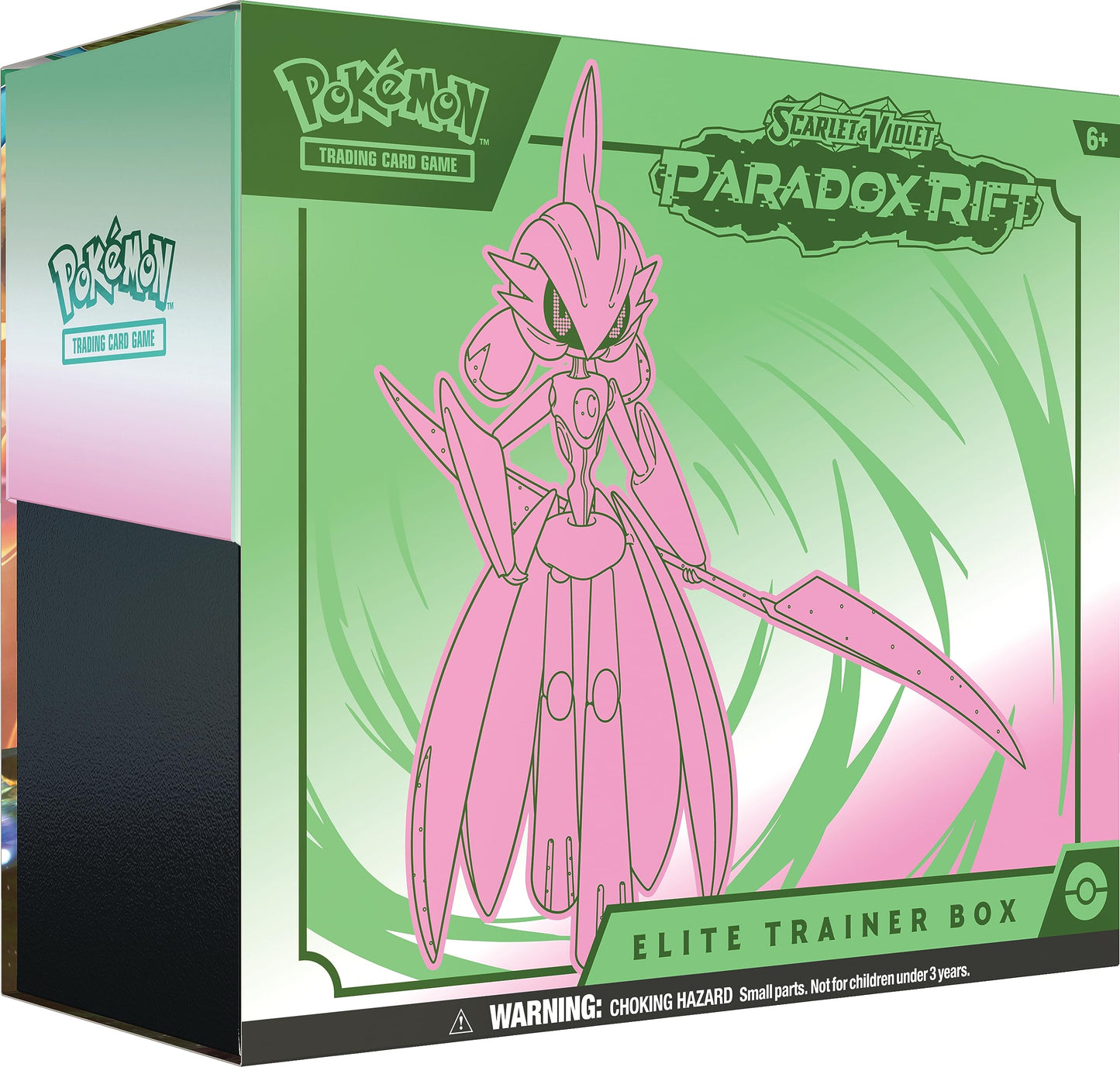 Pokemon TCG: Scarlet & Violet - Paradox Rift Elite Trainer Box - Iron Valiant (9 Booster Packs, 1 Full-Art Foil Card & Premium Accessories)