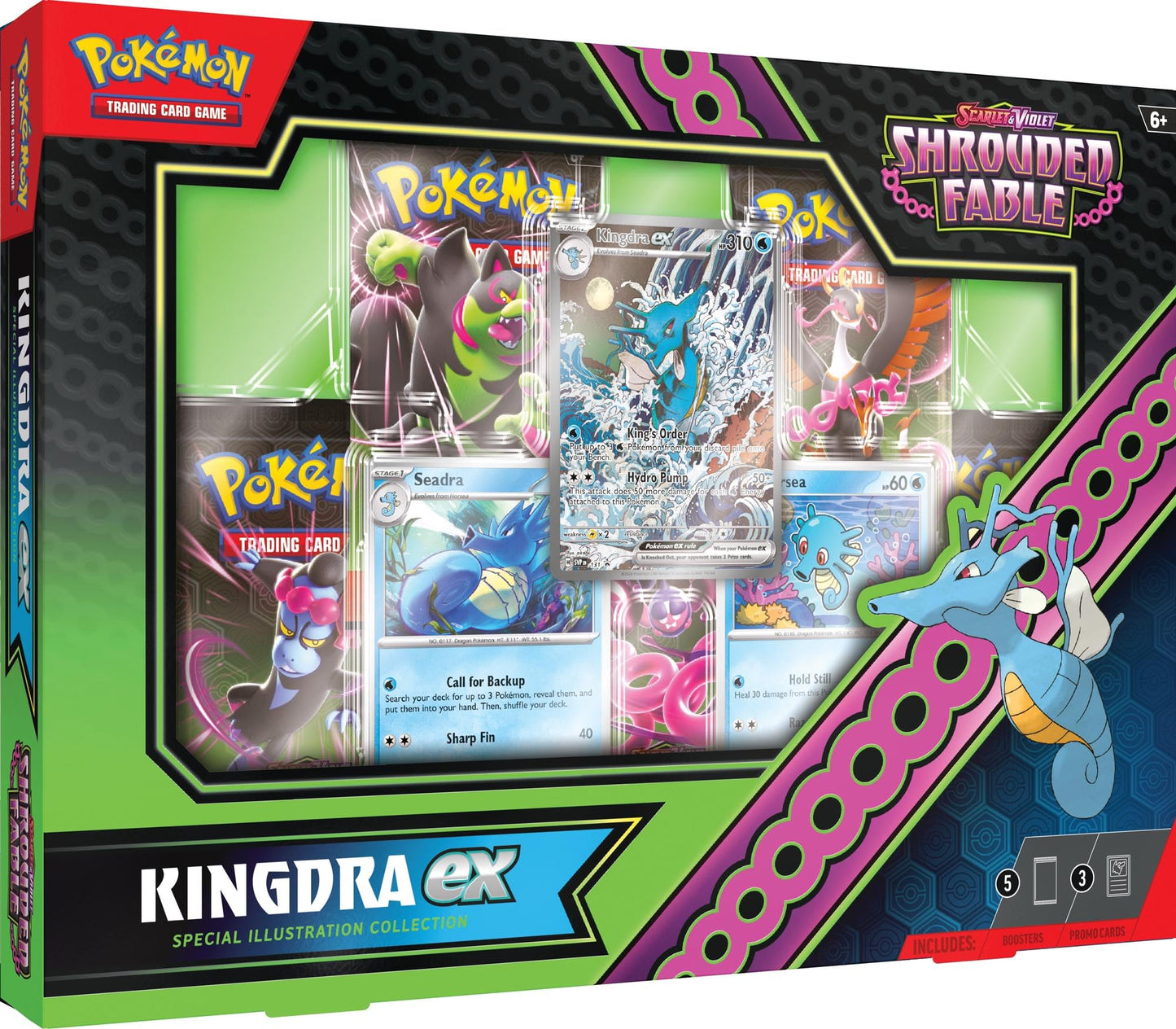 TCG: Scarlet and Violet - Shrouded Fable Kingdra ex/Greninja ex Special Illustration Collection (Assorted)