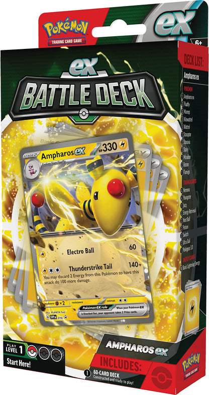 Pokemon TCG: Ampharos ex Battle Deck (Ready-to-Play 60-Card Deck)