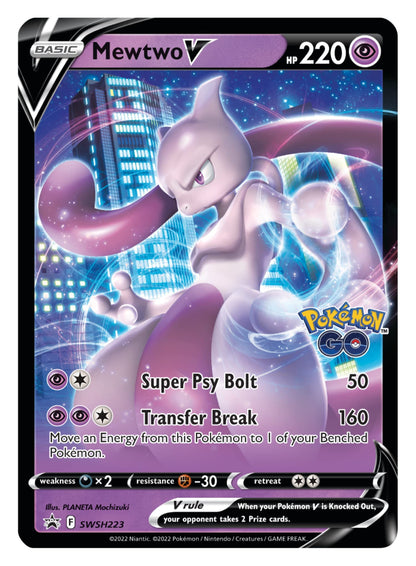 Mop Mob Pokemon Cards: Pokemon GO Mewtwo V Battle Deck Multicolor