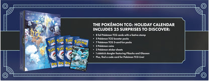 Pokemon TCG Holiday 2023 Calendar Trading Card Game Kids/Children Collectible 6+