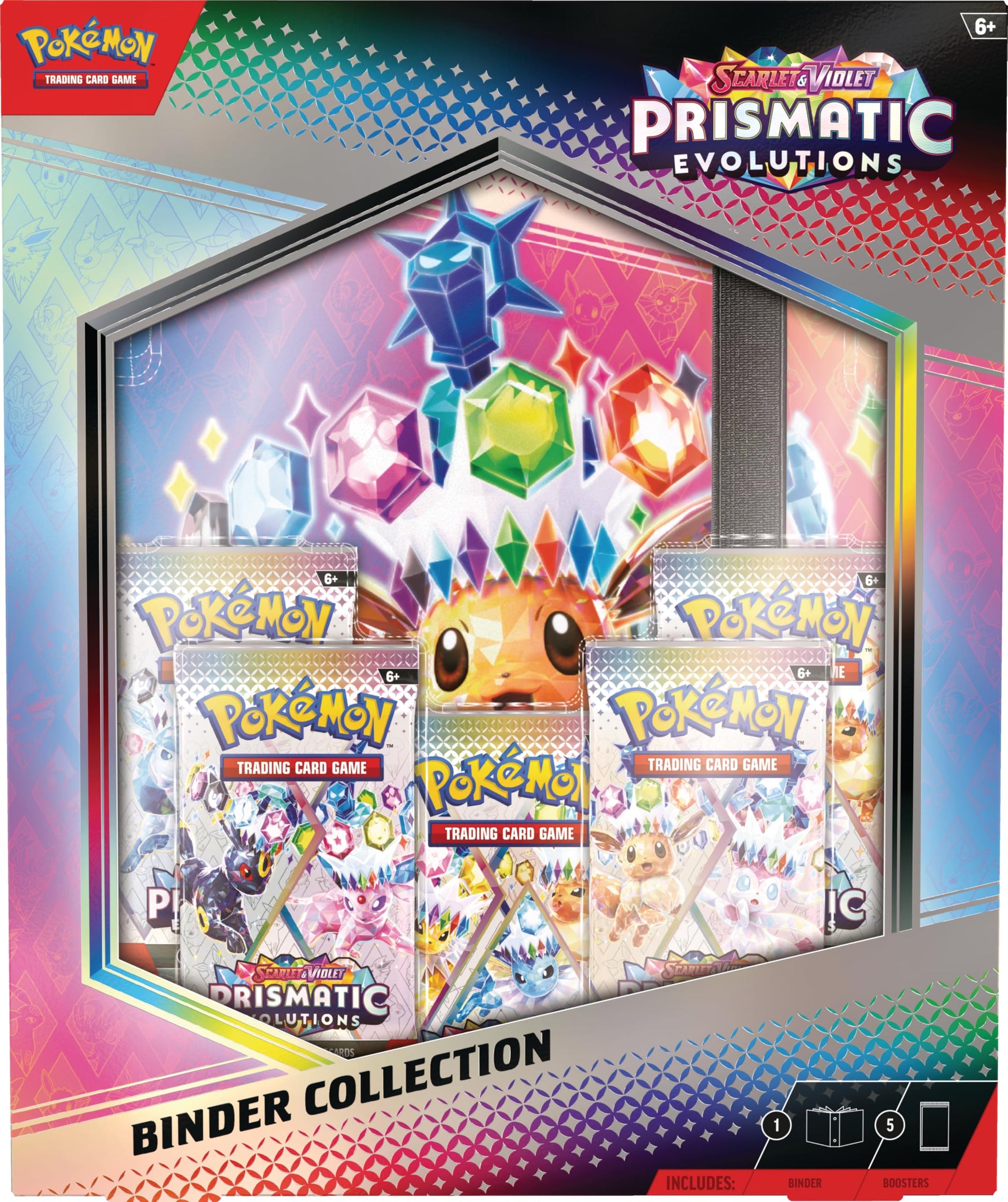 Pokemon TCG: Scarlet & VioletPrismatic Evolutions Binder Collection TCGSPY Pokemon TCG: Scarlet & VioletPrismatic Evolutions Binder Collection TCGSPY
