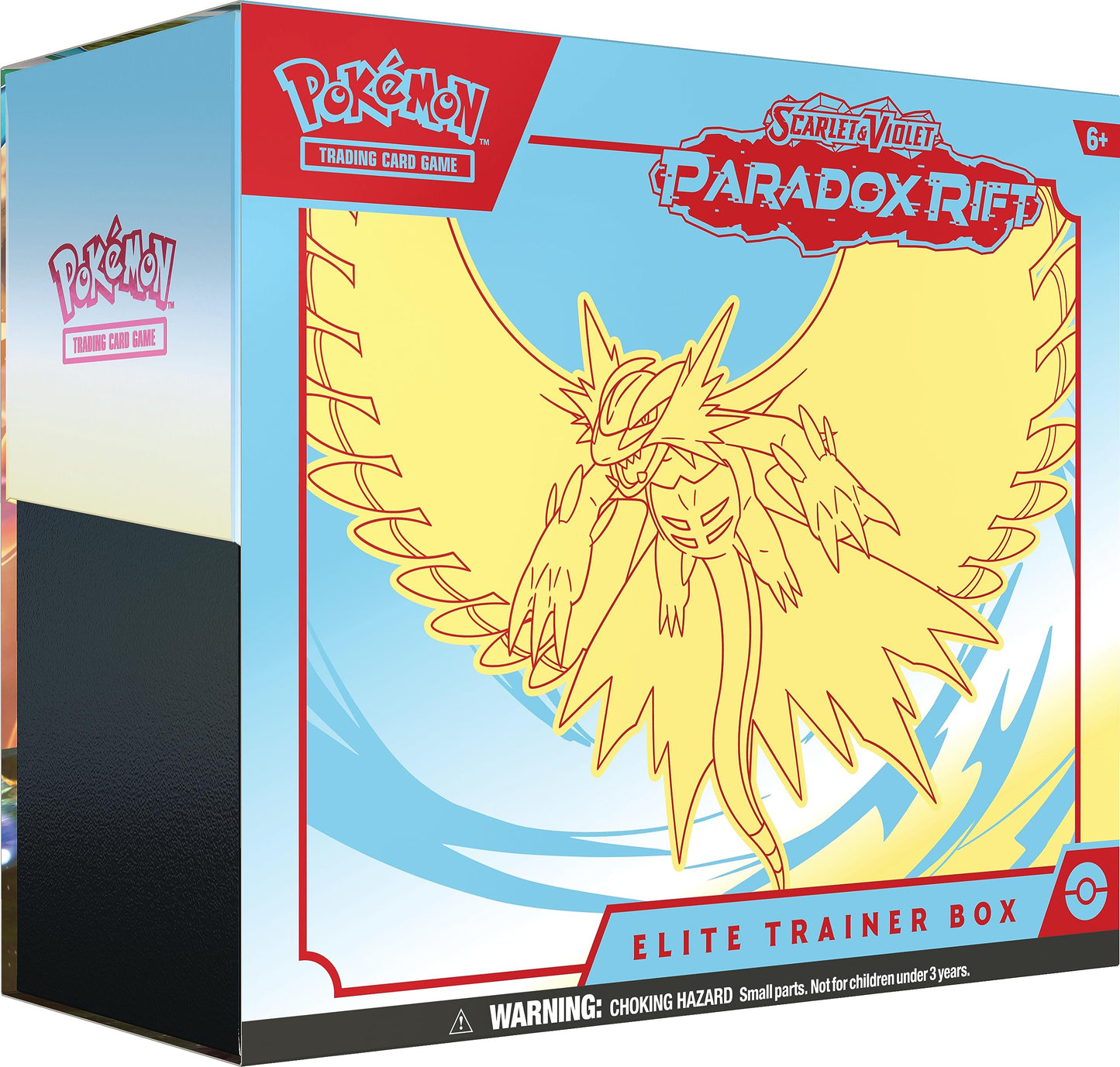 TCG: Scarlet & Violet - Paradox Rift Elite Trainer Box - Roaring Moon (9 Booster Packs, 1 Full-Art Foil Card & Premium Accessories), Paradox Rift - Roaring Moon