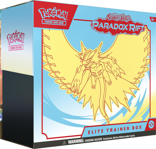 Pokemon TCG: Scarlet & Violet - Paradox Rift Elite Trainer Box - Roaring Moon (9 Booster Packs, 1 Full-Art Foil Card & Premium Accessories)