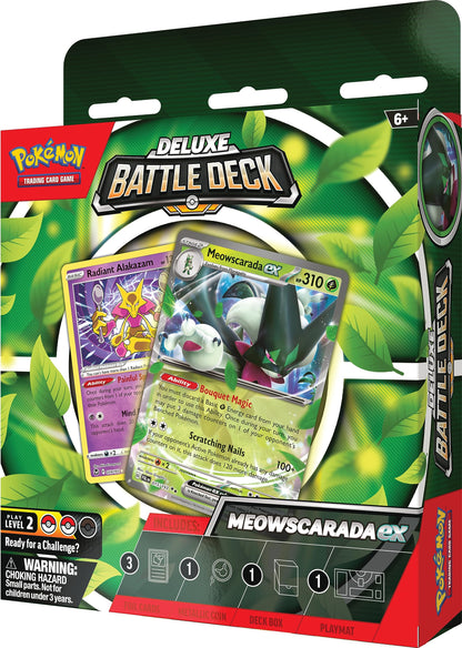 TCG: Meowscarada ex Deluxe Battle Deck (Ready-to-Play 60-Card Deck & Accessories)