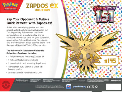 TCG: Scarlet & Violet - 151 Collection - Zapdos ex