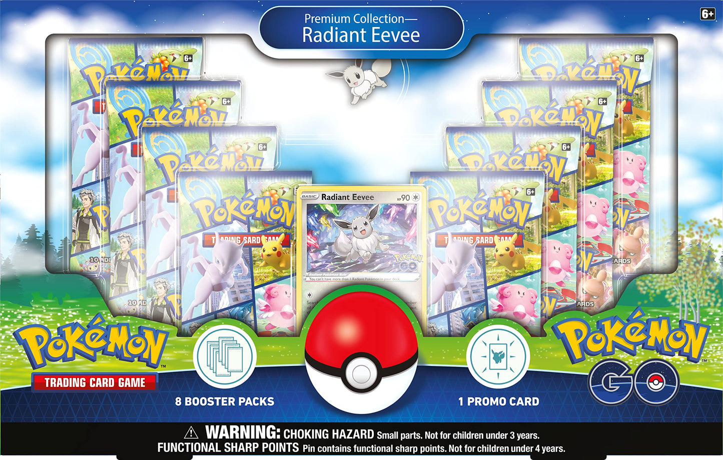 Pokémon TCG: Pokémon GO Premium Collection—Radiant Eevee, Multi