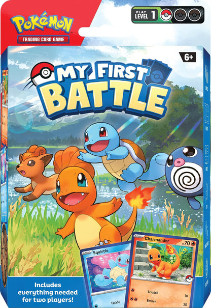 TCG: My First Battle - Charmander and Squirtle (Starter Kit Including 2 Ready-to-Play Mini Decks & Accessories)