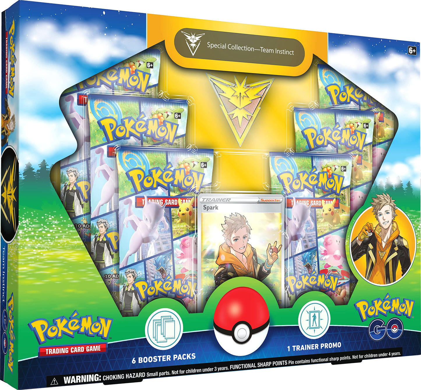 TCG: GO Special Collection - Team Instinct (1 Foil Promo Card, 1 Deluxe pin & 6 Booster Packs)