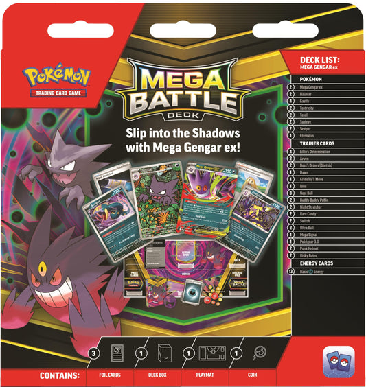 Pokemon TCG Mega Gengar & Mega Diancie ex Battle Deck