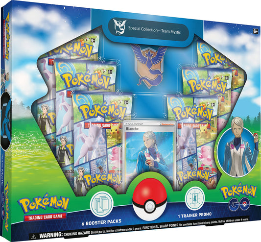 TCG: GO Special Collection - Team Mystic (1 Foil Promo Card, 1 Deluxe pin & 6 Booster Packs)