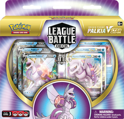 Pokemon TCG Trainer League Battle Deck Origin Forme Palkia VSTAR Assorted Set 6+