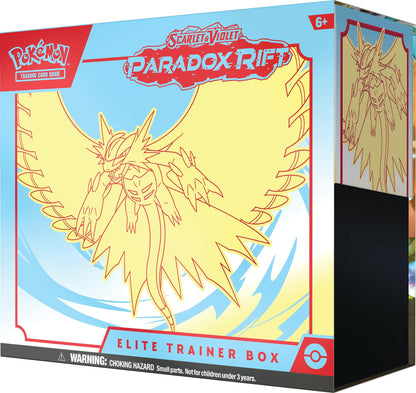 TCG: Scarlet & Violet - Paradox Rift Elite Trainer Box - Roaring Moon (9 Booster Packs, 1 Full-Art Foil Card & Premium Accessories), Paradox Rift - Roaring Moon