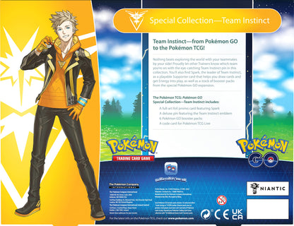 TCG: GO Special Collection - Team Instinct (1 Foil Promo Card, 1 Deluxe pin & 6 Booster Packs)