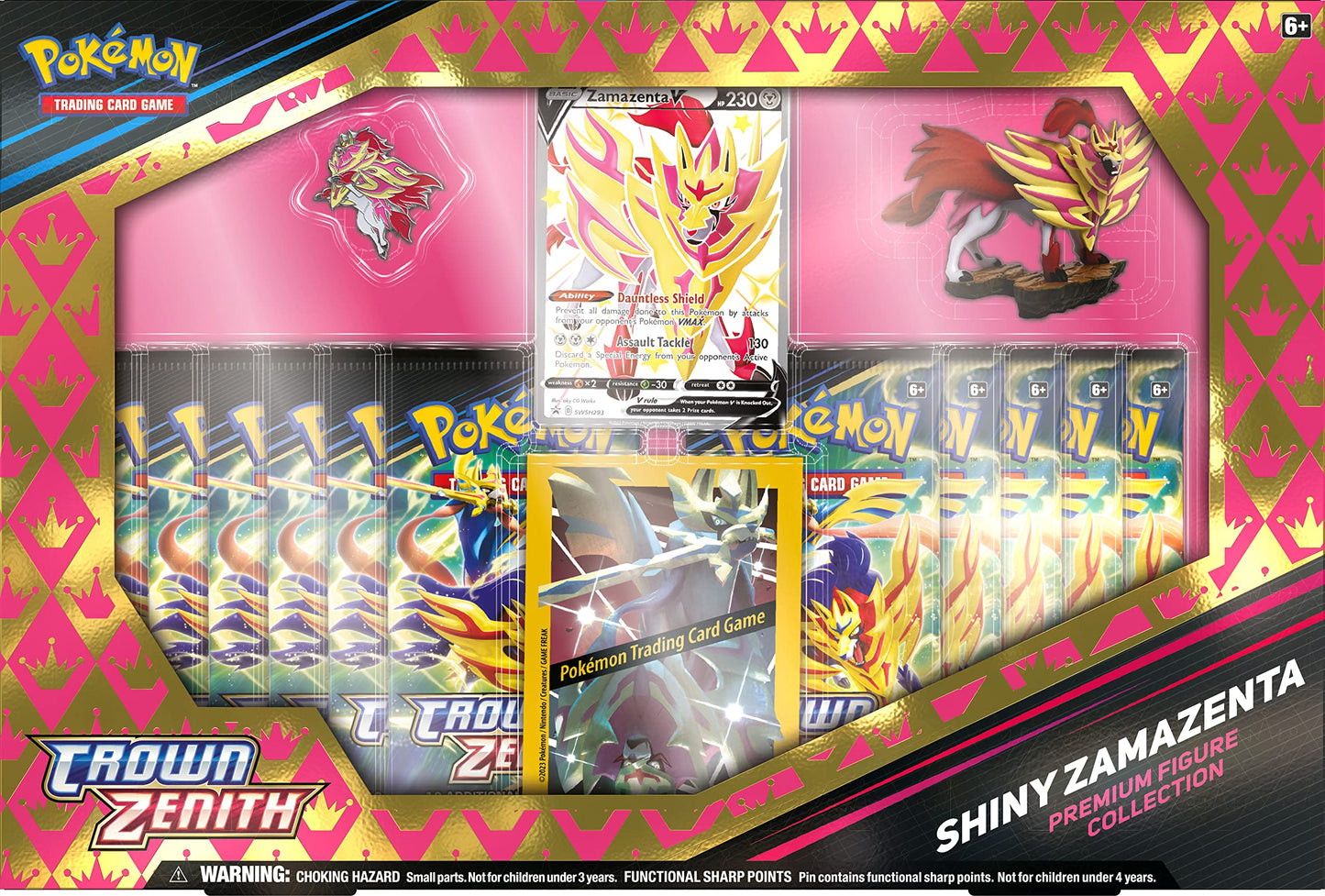 Pokemon TCG: SAS12.5 Crown Zenith Shiny V Premium Collection - Zamazenta