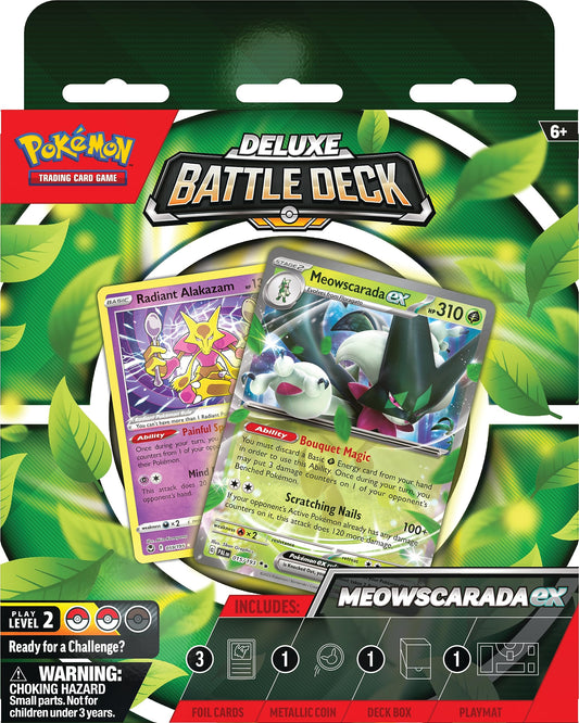 TCG: Meowscarada ex Deluxe Battle Deck (Ready-to-Play 60-Card Deck & Accessories)