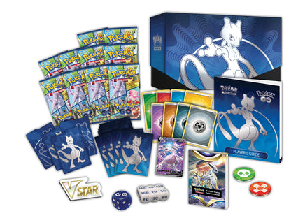 TCG: Pokemon GO Elite Trainer Box (10 Boosters, Mewtwo Foil Promo Card & Premium Accessories) (290-85050)