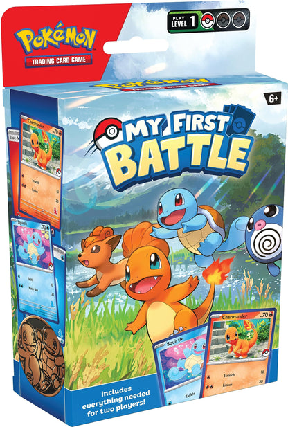 TCG: My First Battle - Charmander and Squirtle (Starter Kit Including 2 Ready-to-Play Mini Decks & Accessories)