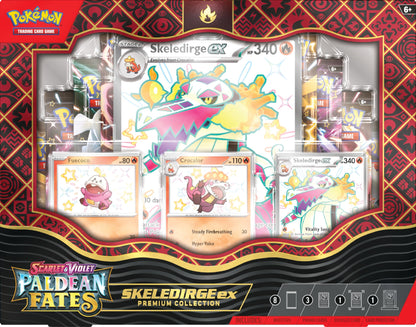 POKEMON TCG: Scarlet and Violet: PALDEAN Fates: POKEMON EX Premium Collection - Shiny Fuecoco