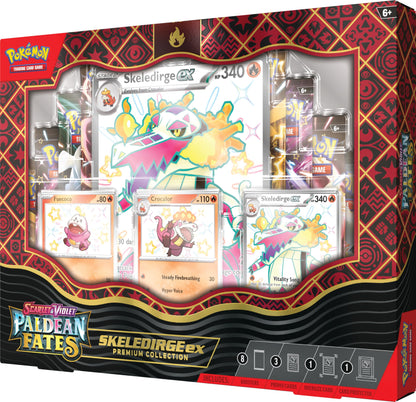 POKEMON TCG: Scarlet and Violet: PALDEAN Fates: POKEMON EX Premium Collection - Shiny Fuecoco