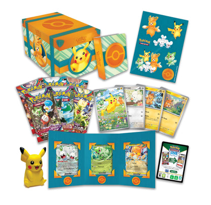 Pokemon TCG Paldea Adventure Chest Trading Card Game Squishy Toy/Sticker Packs